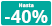 [ES] Tout site -40% dès 80€ du 22/05 au 28/05