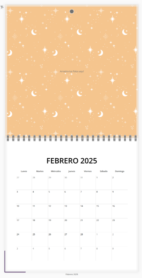 Ejemplo calendario febrero